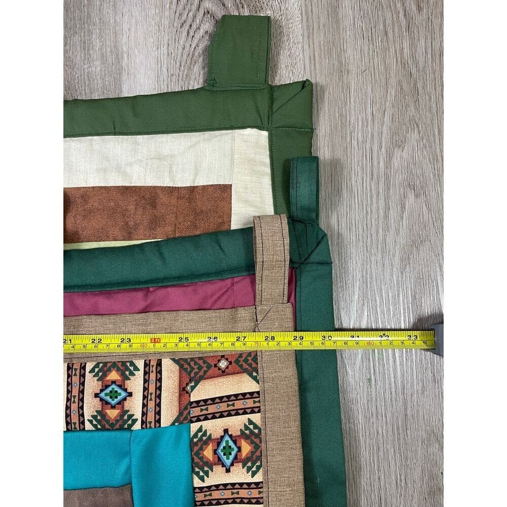 Set of 3 The Mountain Art Wall Hangings Quilted Cotton Tapestry Panels - Thumbnail 5