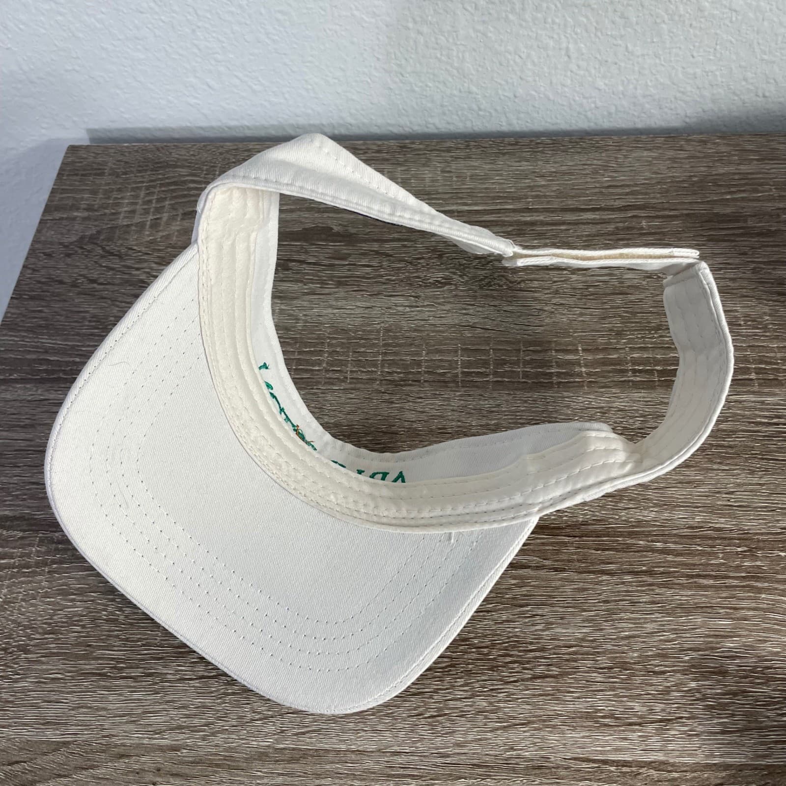 Arlington Ridge Golf Visor White Adjustable Cap America Country Club Hat - Thumbnail 8