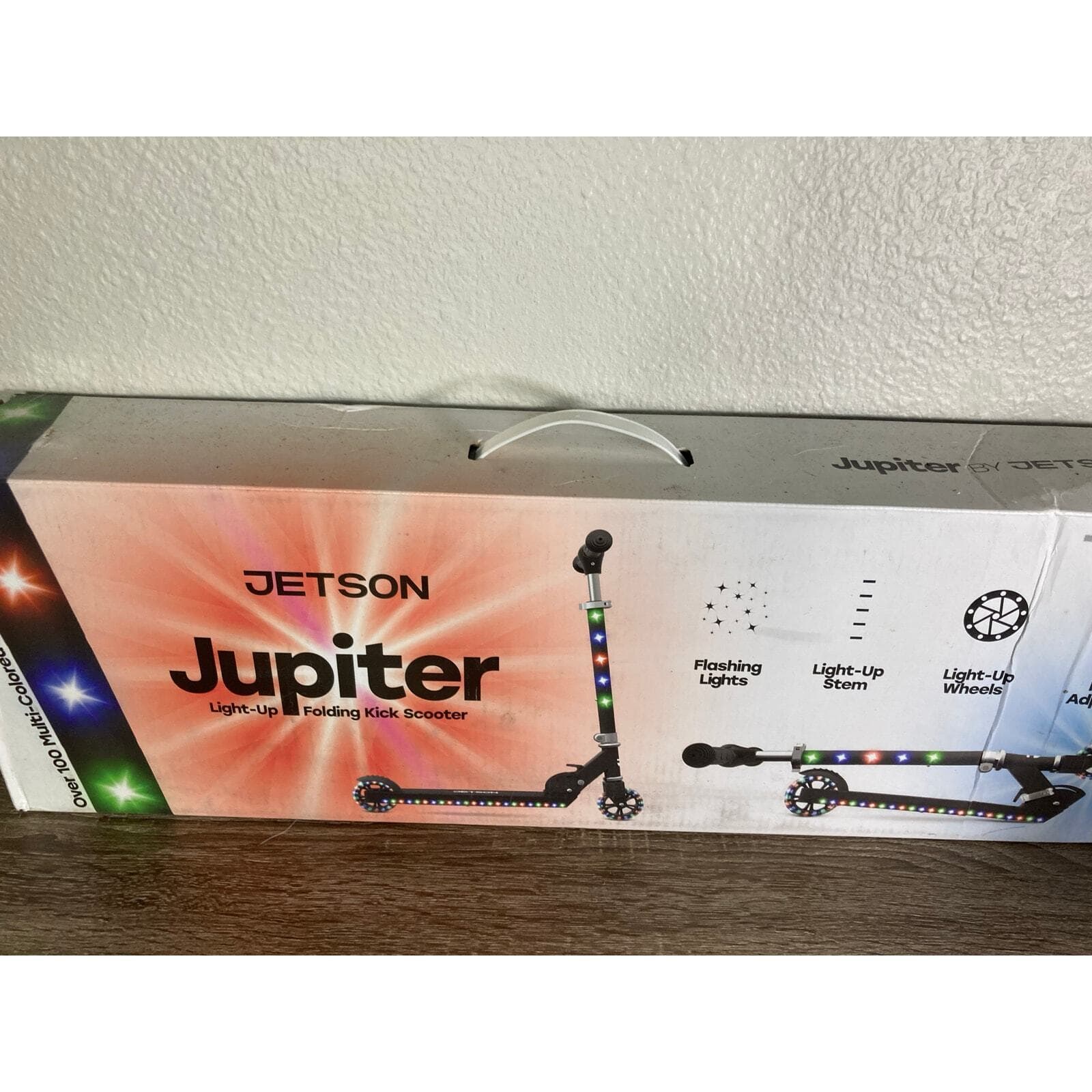 Jetson Jupiter Light-Up Folding Kick Scooter Multi-Color Off Road - Thumbnail 6