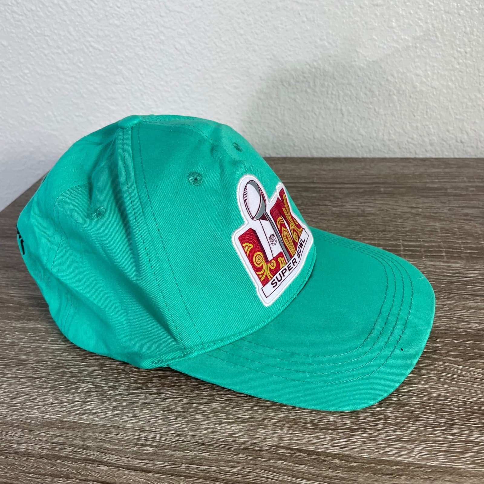 Super Bowl LIX Hat Teal NFL Football Cap Krewe Adjustable 2025 New Orleans - Thumbnail 9