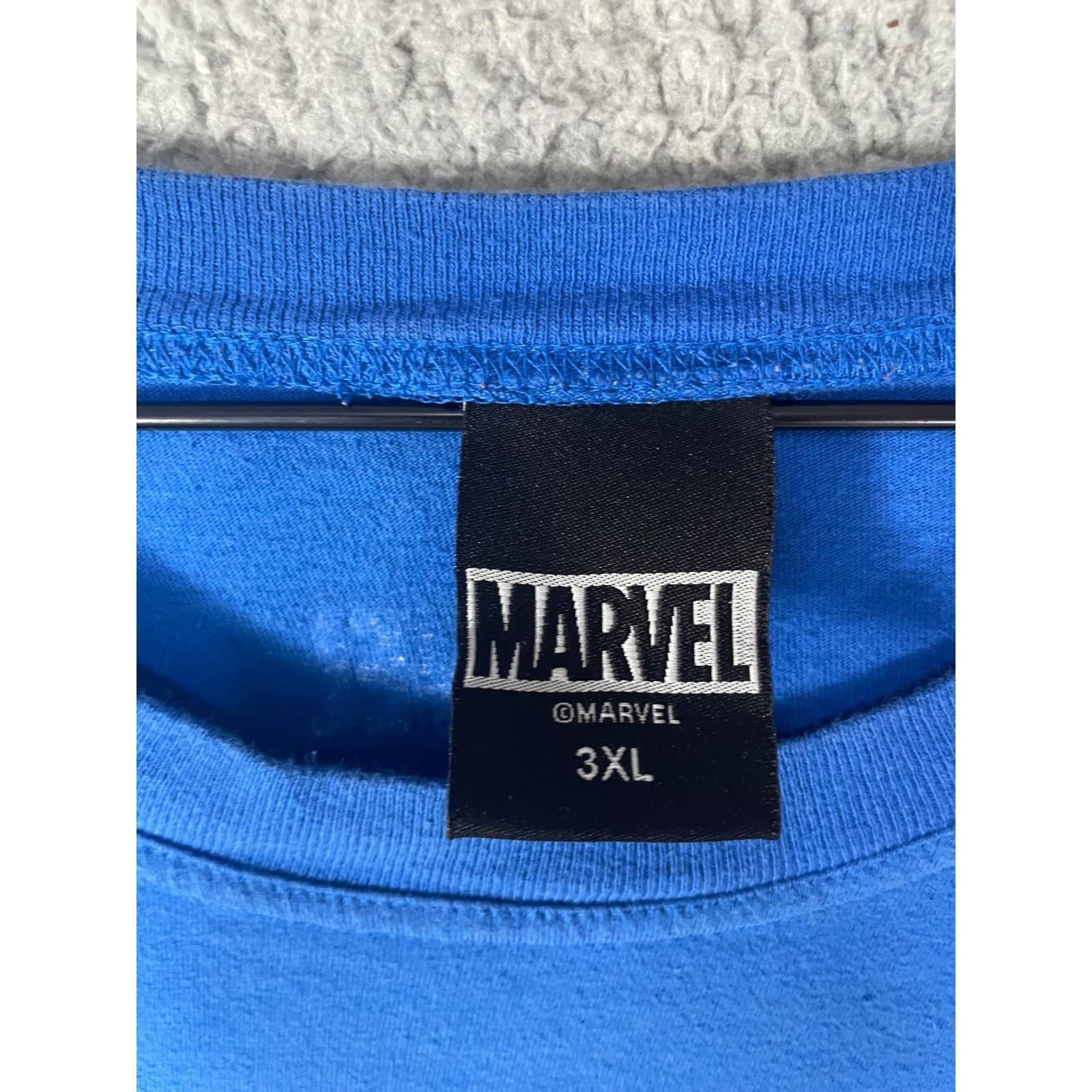 Captain America Jersey Shirt Mens 3XL Marvel Red White Blue Superhero - Thumbnail 3