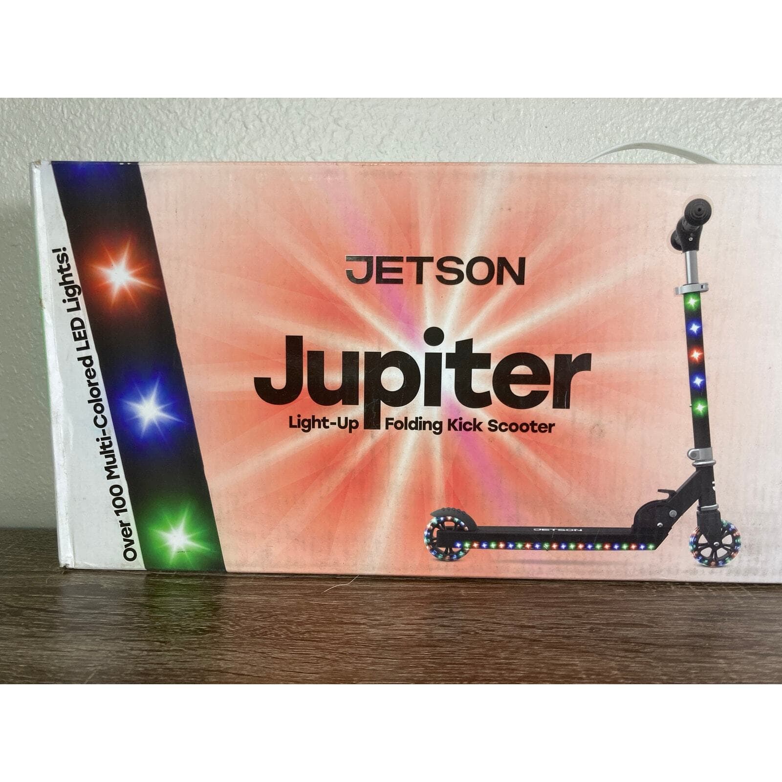 Jetson Jupiter Light-Up Folding Kick Scooter Multi-Color Off Road - Thumbnail 4