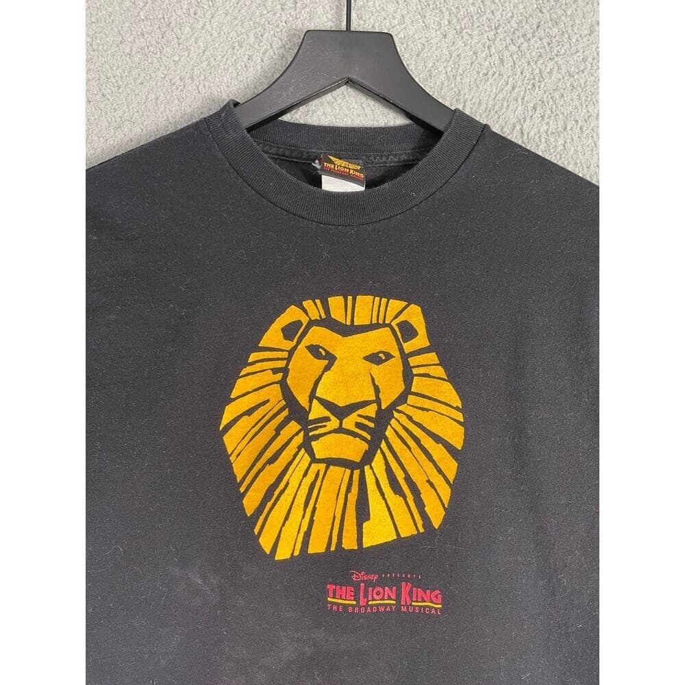 Vintage Disney Lion King Broadway Musical Black Long Sleeve Shirt Adult M - Thumbnail 6