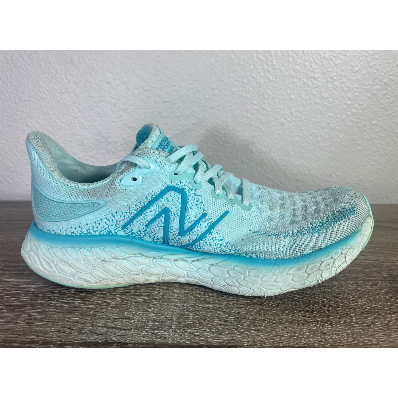 New Balance Fresh Foam X 1080 v12 Womens 10 Aqua Blue Running Shoes Sneakers - Thumbnail 4