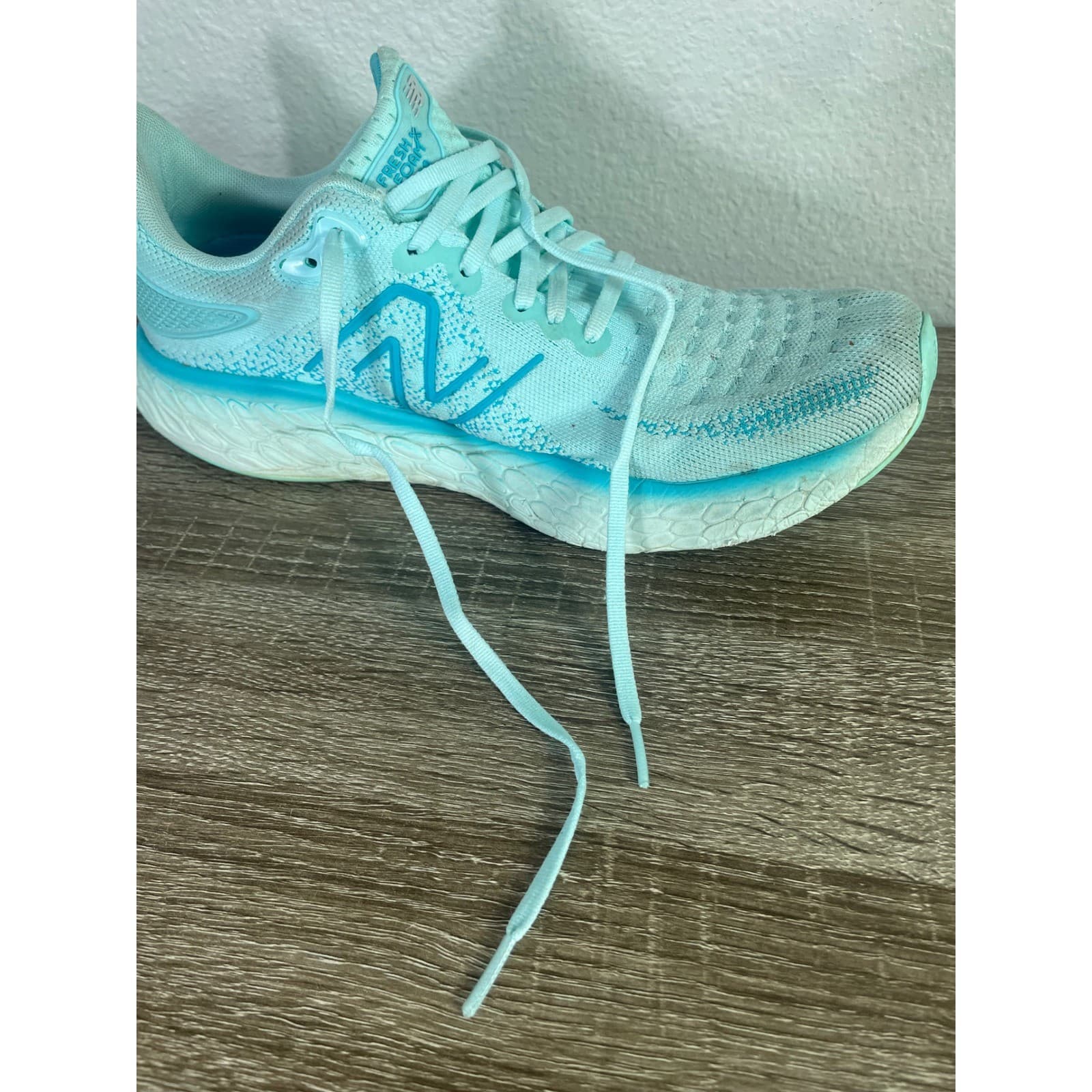 New Balance Fresh Foam X 1080 v12 Womens 10 Aqua Blue Running Shoes Sneakers - Thumbnail 5