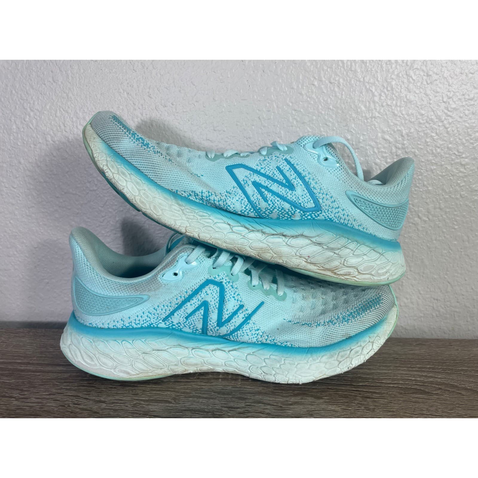 New Balance Fresh Foam X 1080 v12 Womens 10 Aqua Blue Running Shoes Sneakers - Thumbnail 9