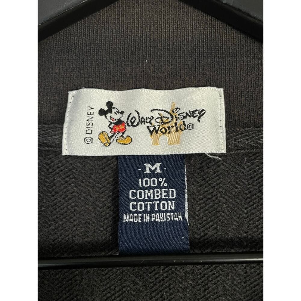 Vtg Walt Disney World Port Orleans Resort Polo Shirt Mens M Faded Black Logo - Thumbnail 3