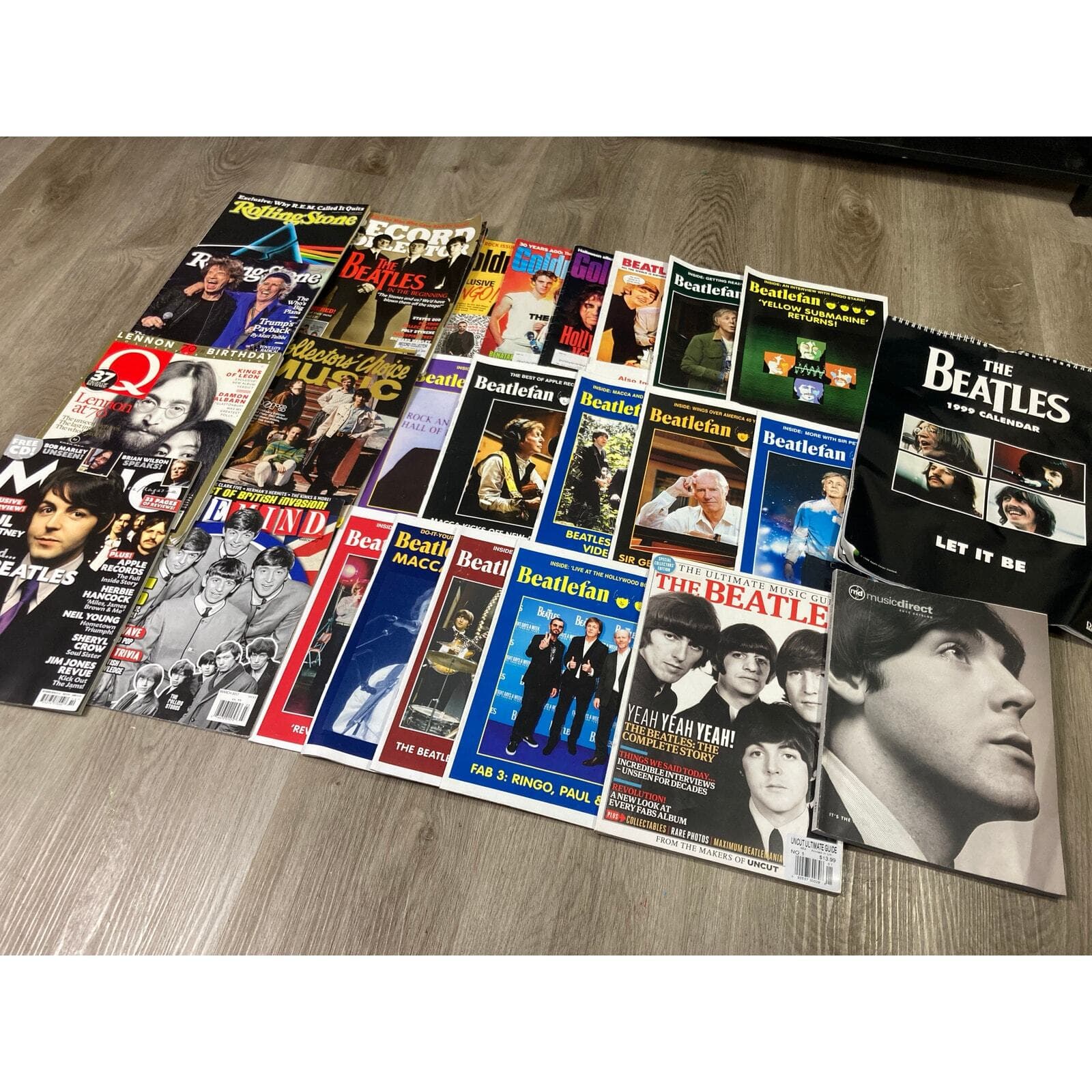 Beatles Magazine Lot Vintage 90s Beatlefan Rolling Stone Music Bundle - Thumbnail 2