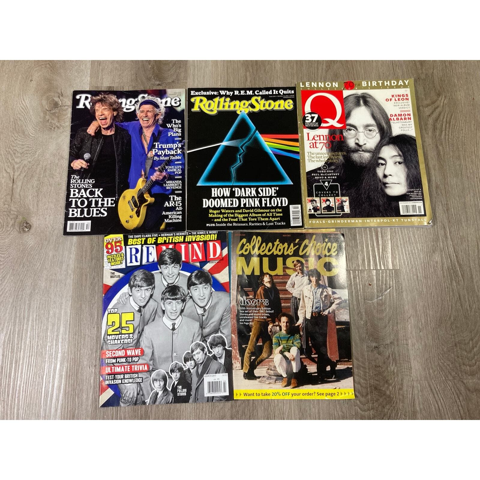 Beatles Magazine Lot Vintage 90s Beatlefan Rolling Stone Music Bundle - Thumbnail 11