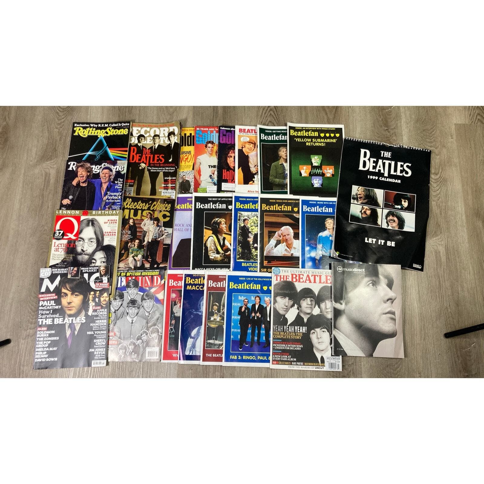 Beatles Magazine Lot Vintage 90s Beatlefan Rolling Stone Music Bundle - Thumbnail 3