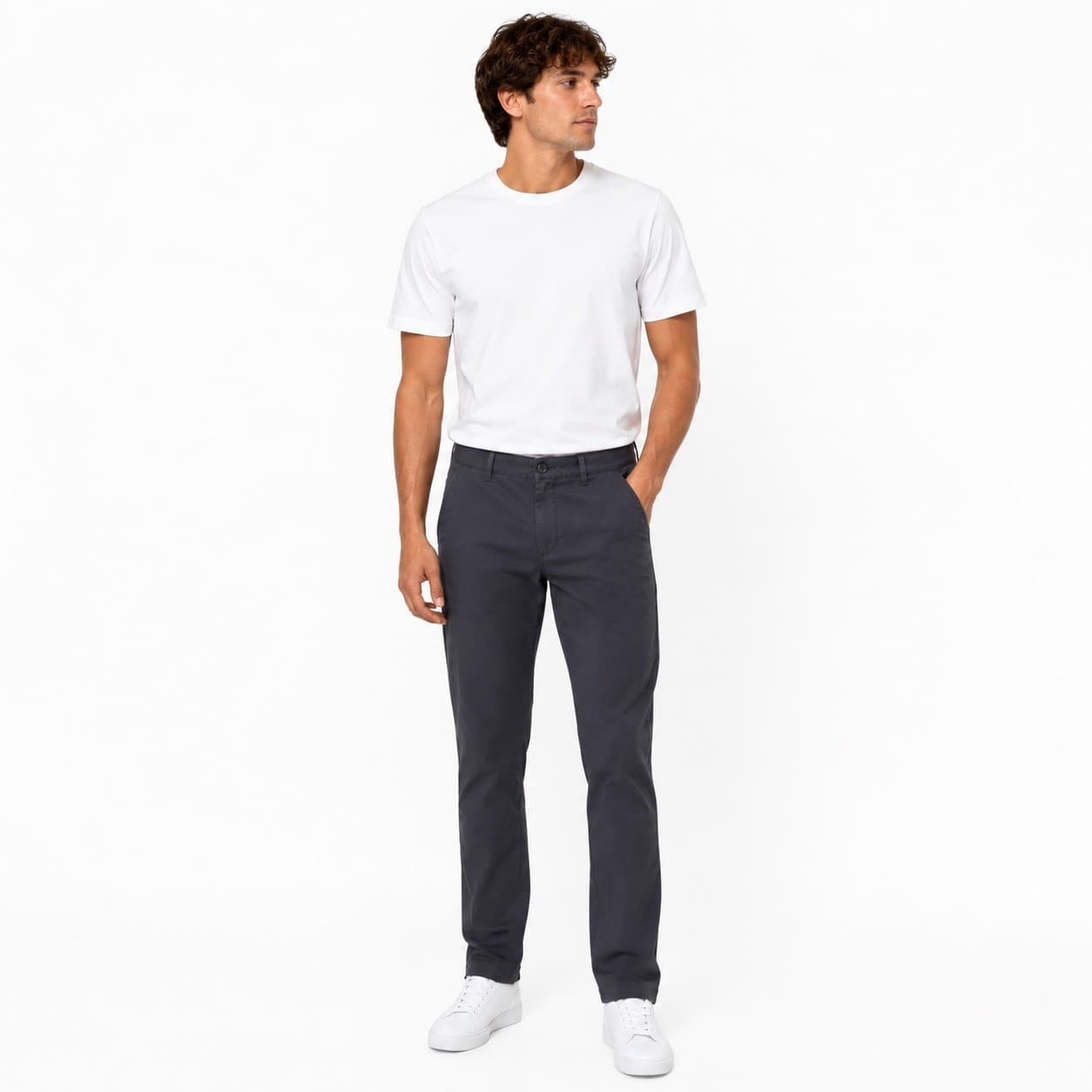 Nike Dri-FIT Golf Pants Mens 34x32 Gray Stretch Performance Casual Chino - Thumbnail 3