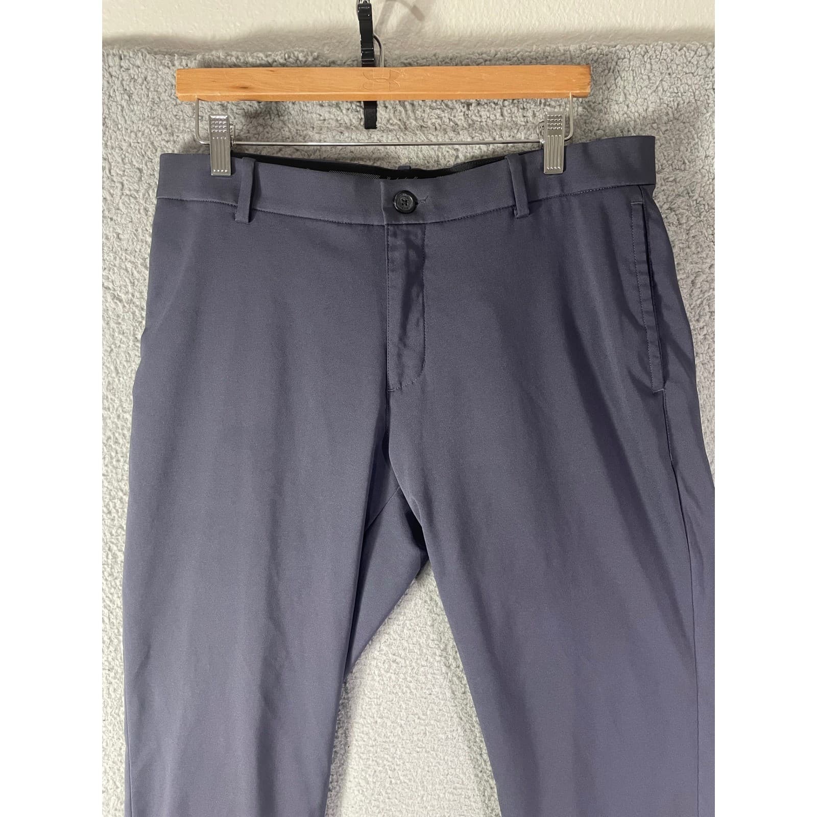 Nike Dri-FIT Golf Pants Mens 34x32 Gray Stretch Performance Casual Chino - Thumbnail 7