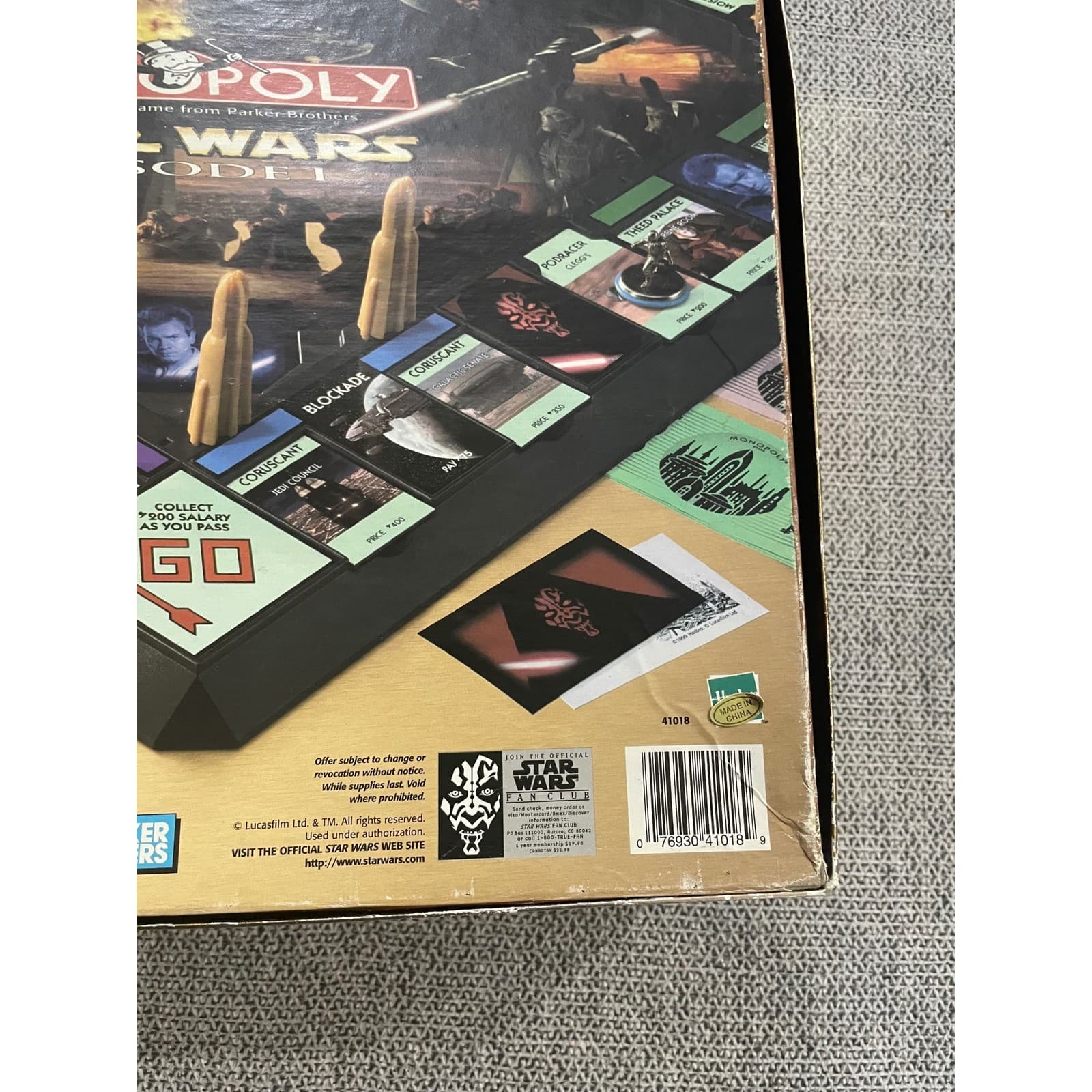 Star Wars Monopoly Episode I 3D Board Game Complete Collector Edition 1999 - Thumbnail 14