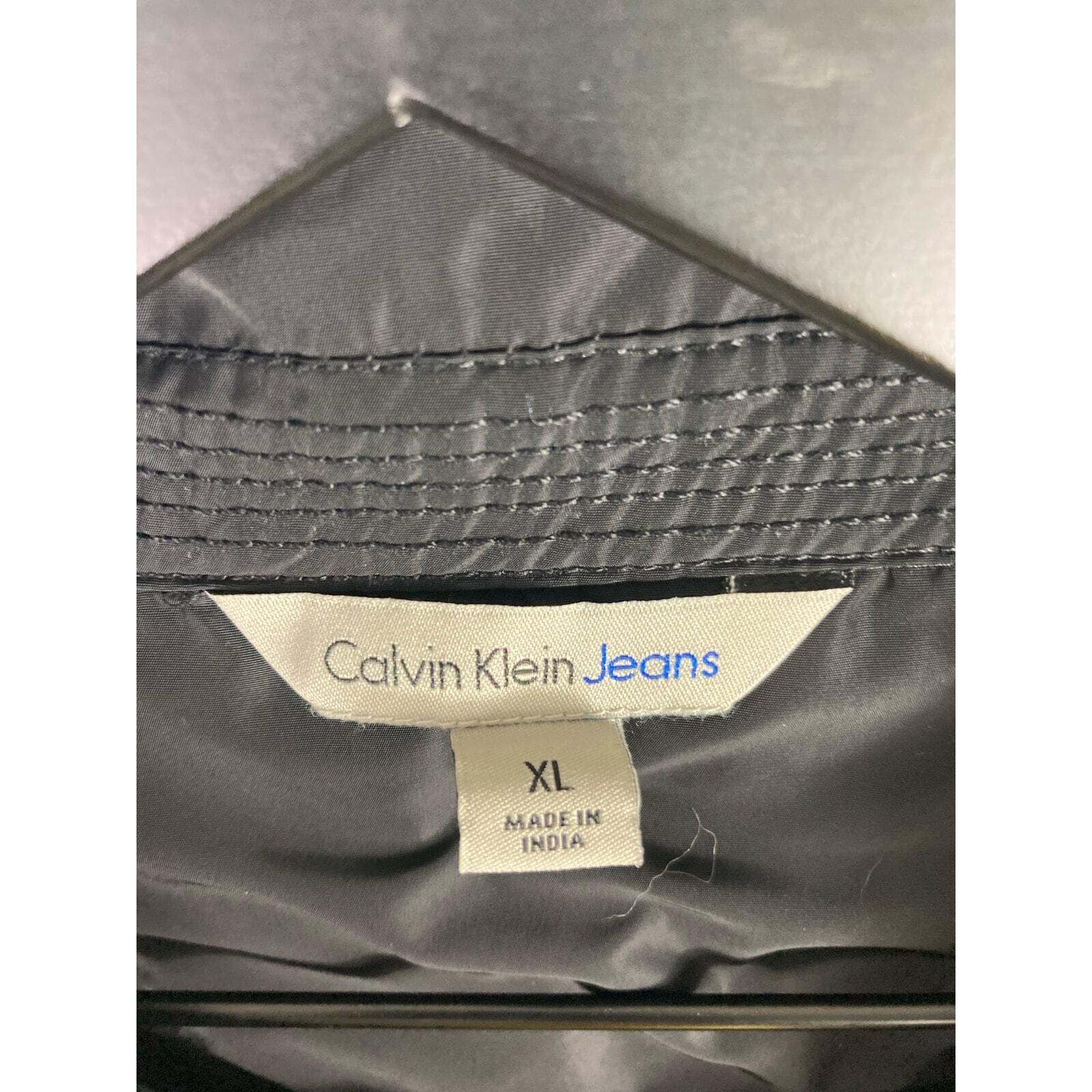 Calvin Klein Jeans Polo Shirt Men's XL Gray Classic Casual Fashion Cotton Top - Thumbnail 2
