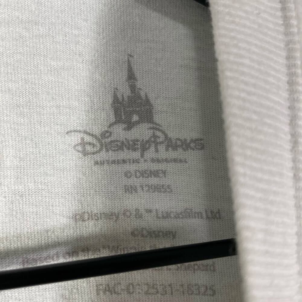 Disneyland Attractions Timeline Shirt Small Disney Parks Graphic Tee White - Thumbnail 2