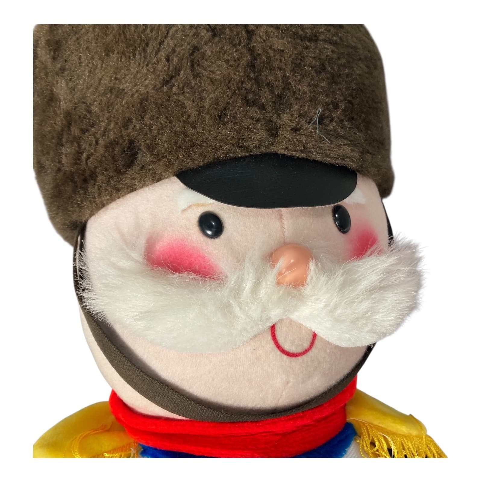 Vintage Animal Fair 37” Toy Soldier Plush Christmas Large Stuffed Doll Decor - Thumbnail 3