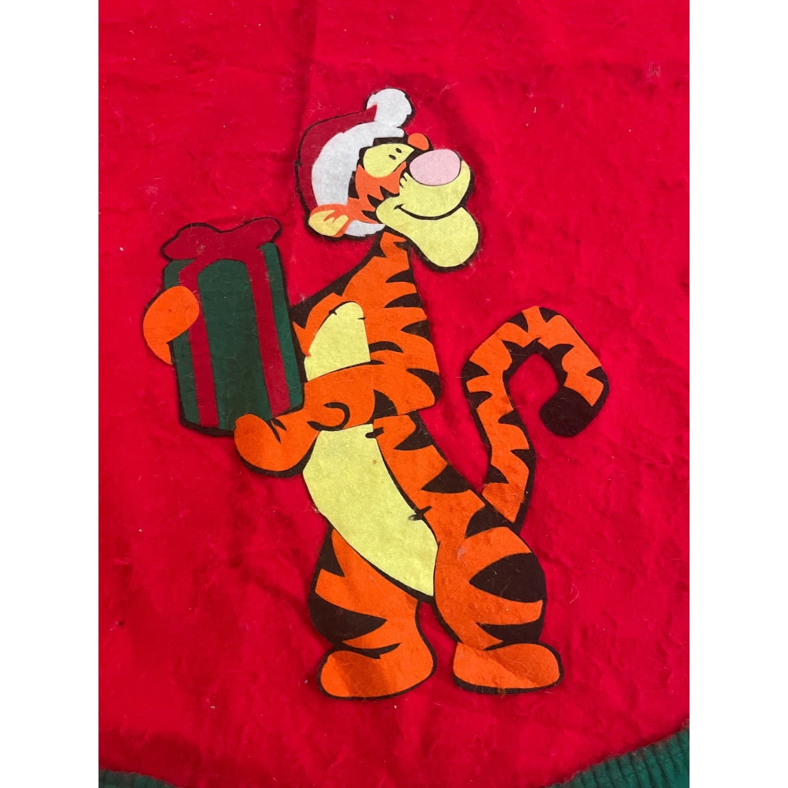 Disney Tigger Christmas Tree Skirt 55 Red Green Holiday Decor Winnie Pooh - Thumbnail 7