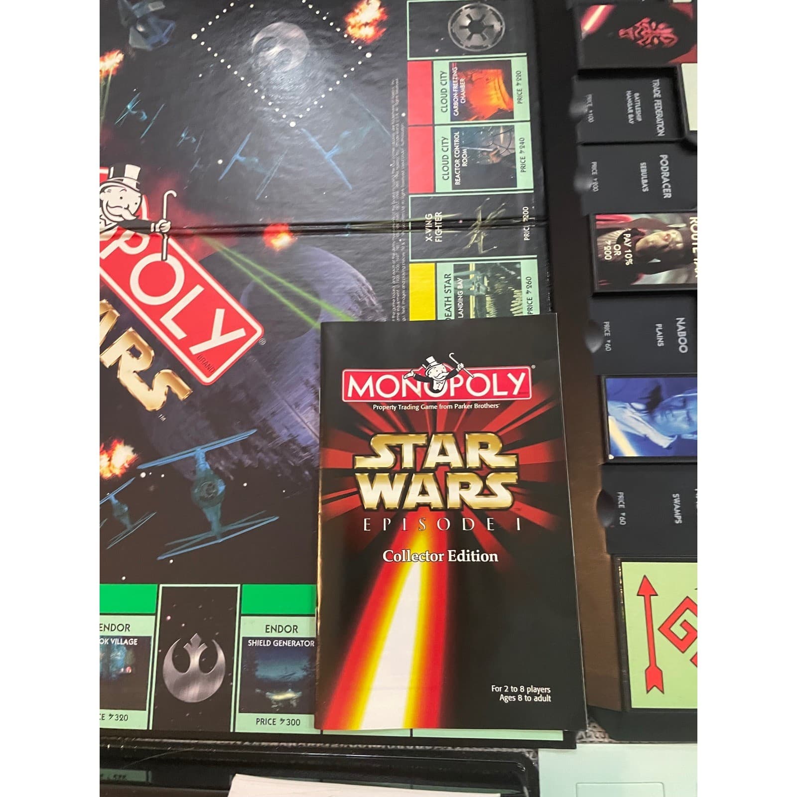 Star Wars Monopoly Episode I 3D Board Game Complete Collector Edition 1999 - Thumbnail 7