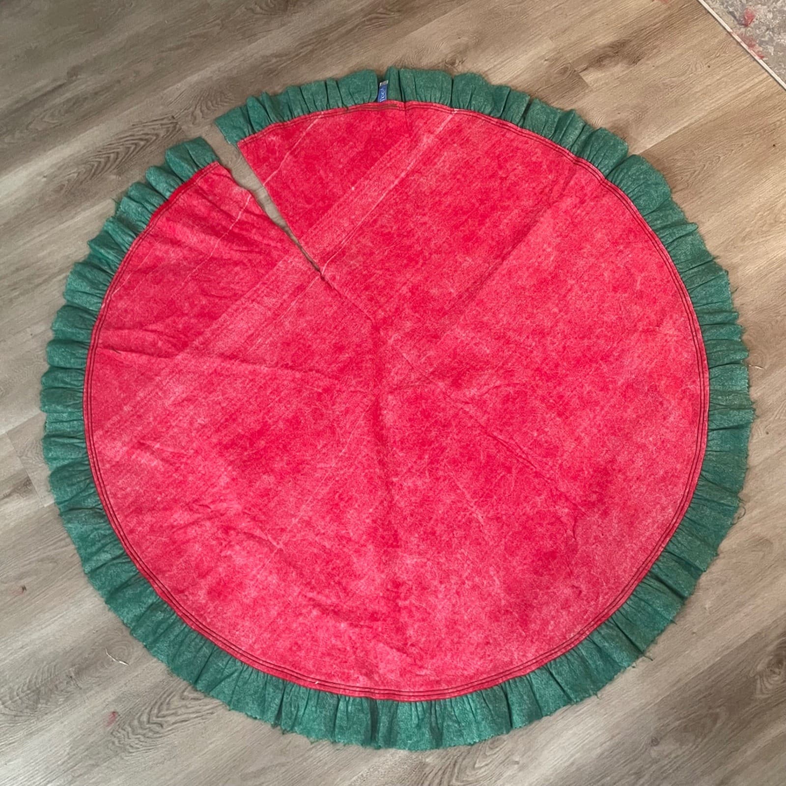 Disney Tigger Christmas Tree Skirt 55 Red Green Holiday Decor Winnie Pooh - Thumbnail 4