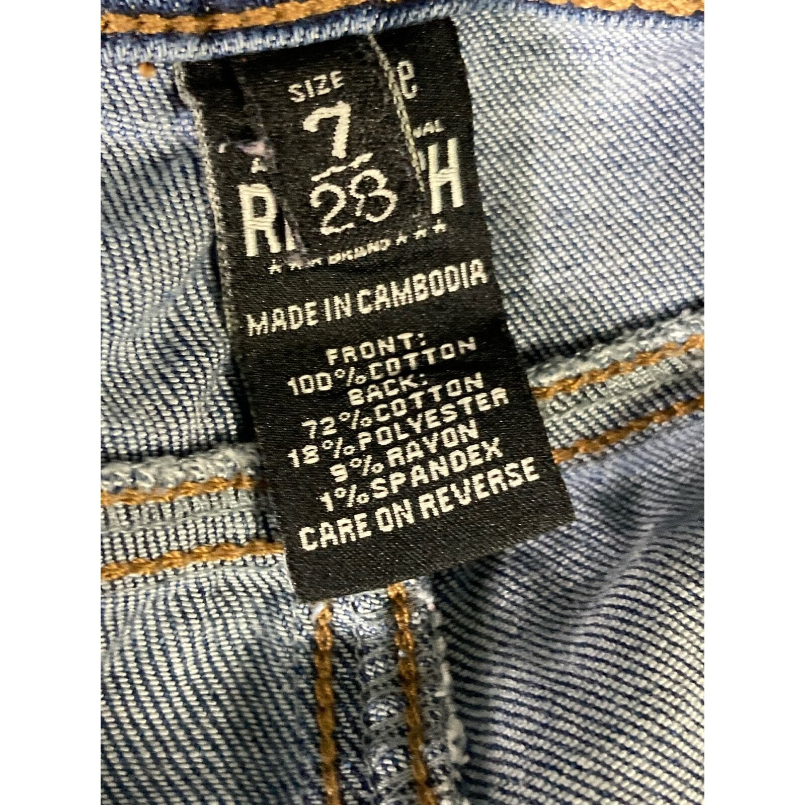 Rewash Women's Distressed High Rise Jeans Blue Size 7 Medium Wash - Thumbnail 3