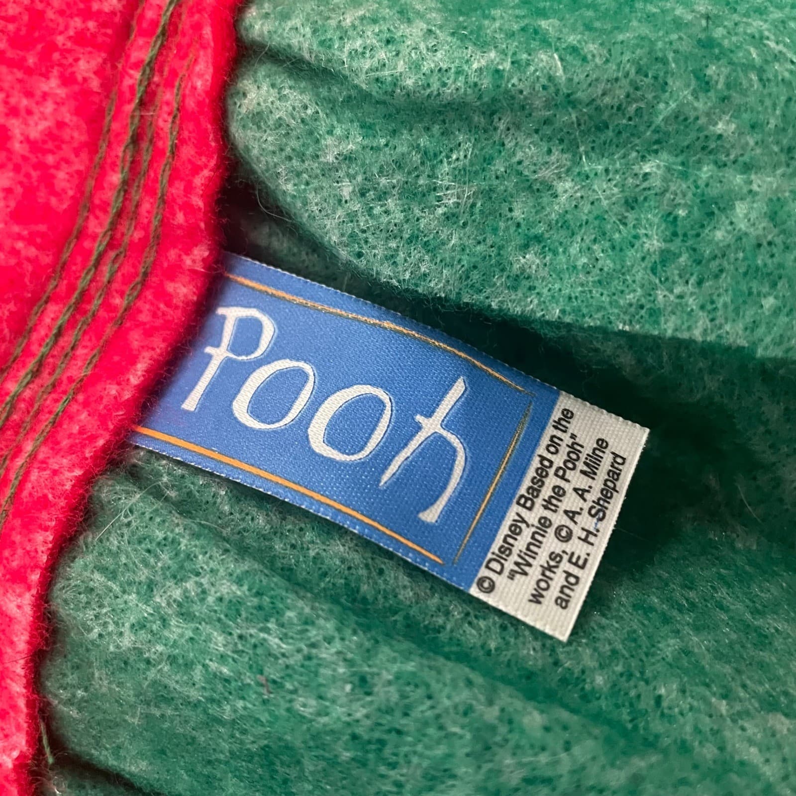 Disney Tigger Christmas Tree Skirt 55 Red Green Holiday Decor Winnie Pooh - Thumbnail 5