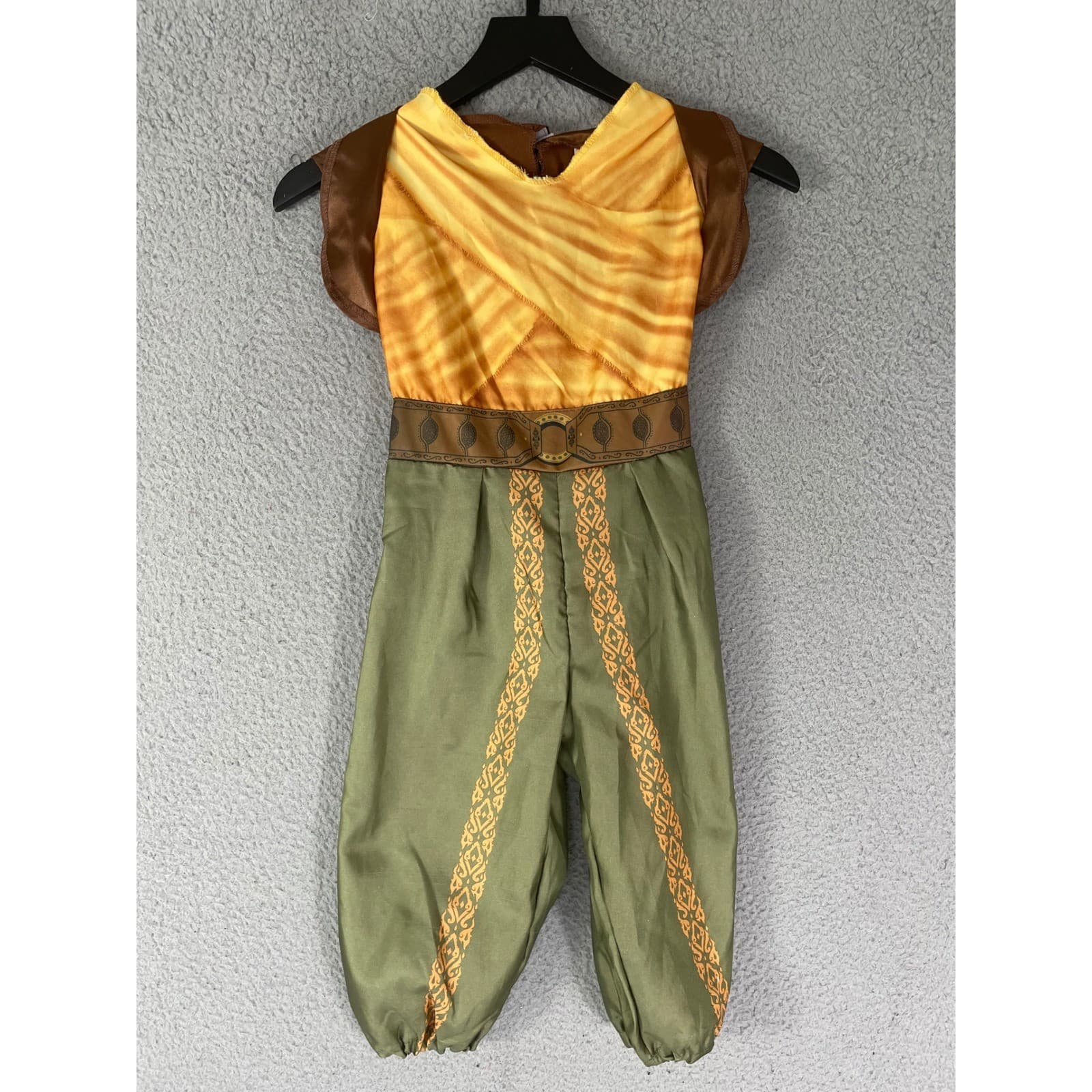 Disney Raya Costume Kids 4-6X Warrior Jumpsuit Jakks Pacific Outfit - Thumbnail 3