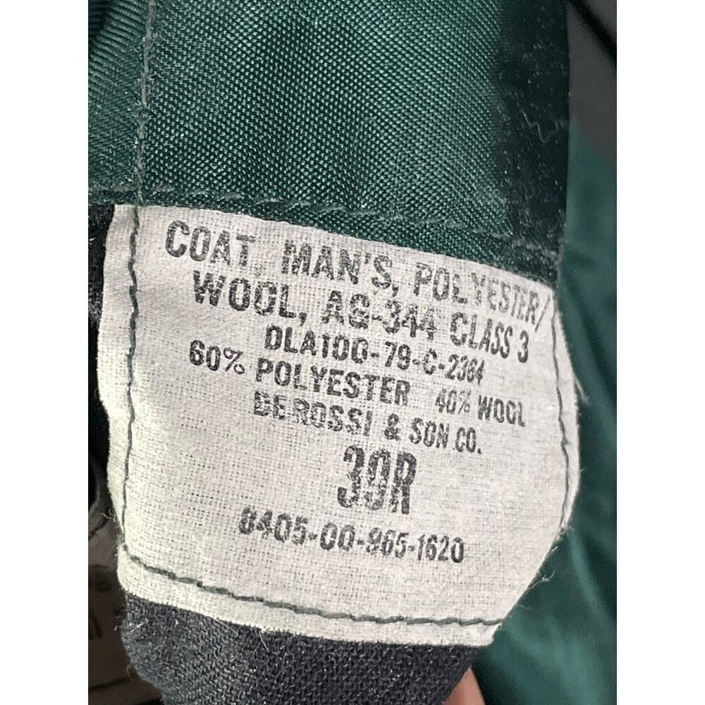Vietnam Era US Army Dress Green Jacket 1st Army PFC 39R Uniform Coat - Thumbnail 8