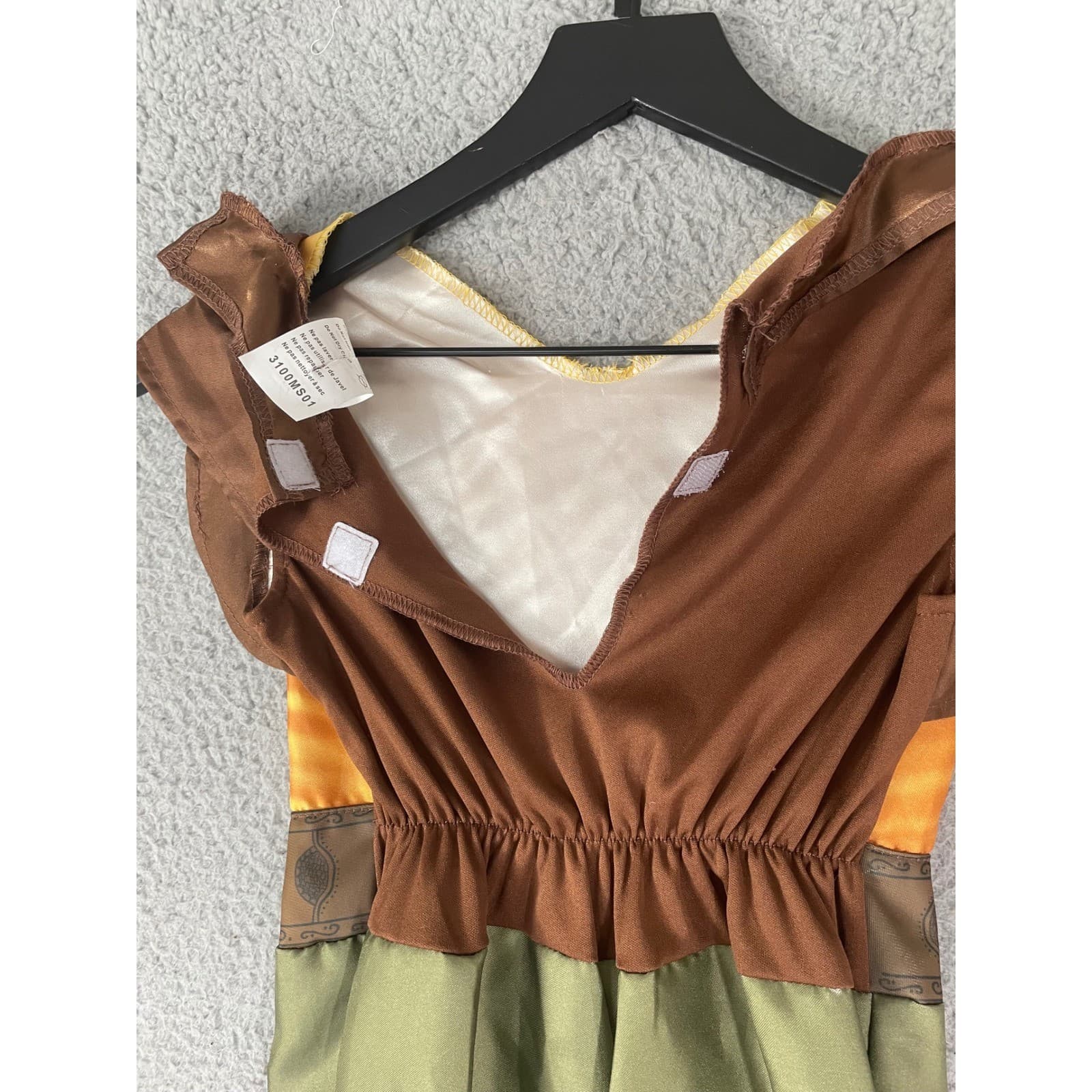 Disney Raya Costume Kids 4-6X Warrior Jumpsuit Jakks Pacific Outfit - Thumbnail 11