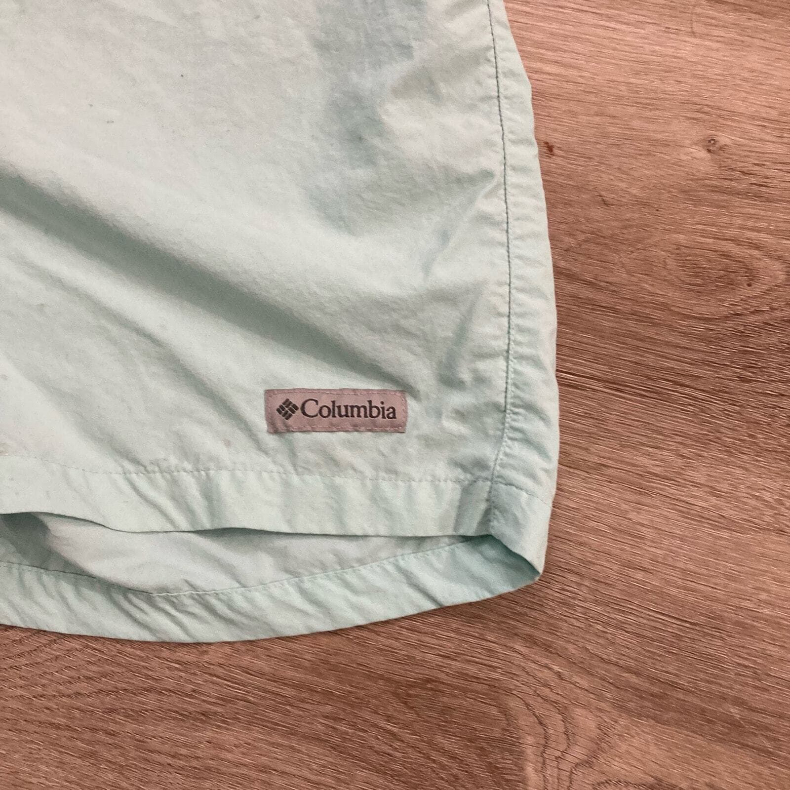 Columbia Men's Swim Shorts XL Mint Green Elastic Waistband - Thumbnail 9