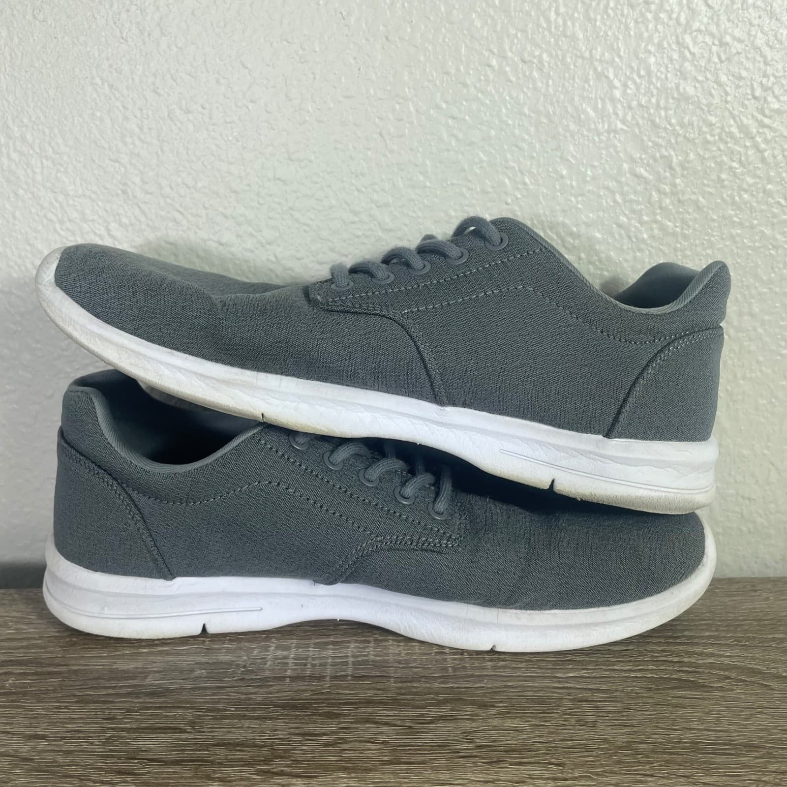 Cuater TravisMathew Daily Woven Mens 11.5 Gray Knit Golf Casual Shoes - Thumbnail 12