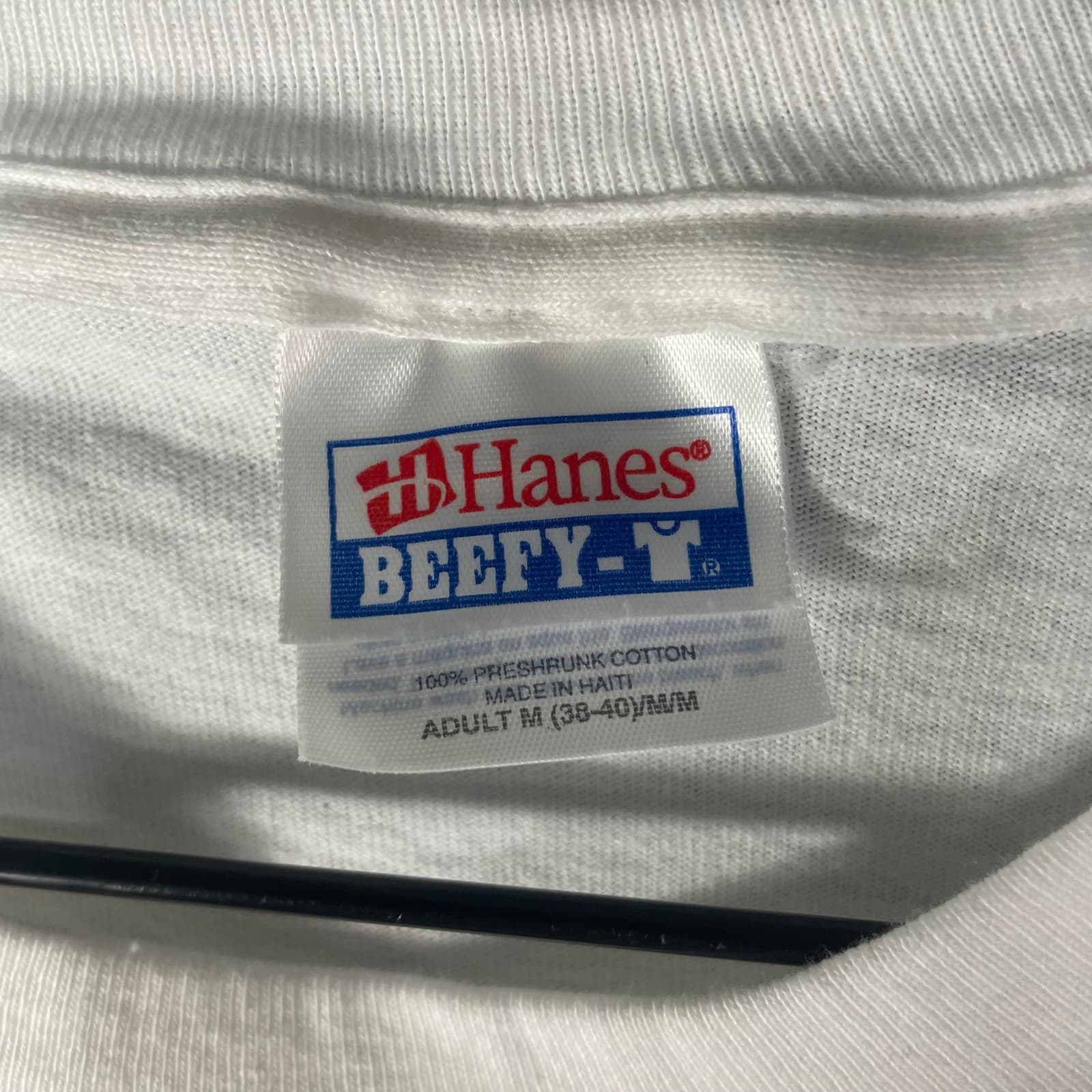 Vintage Hanes Beefy-T Beach House Surf Shirt Mens M California Single Stitch 90s - Thumbnail 4