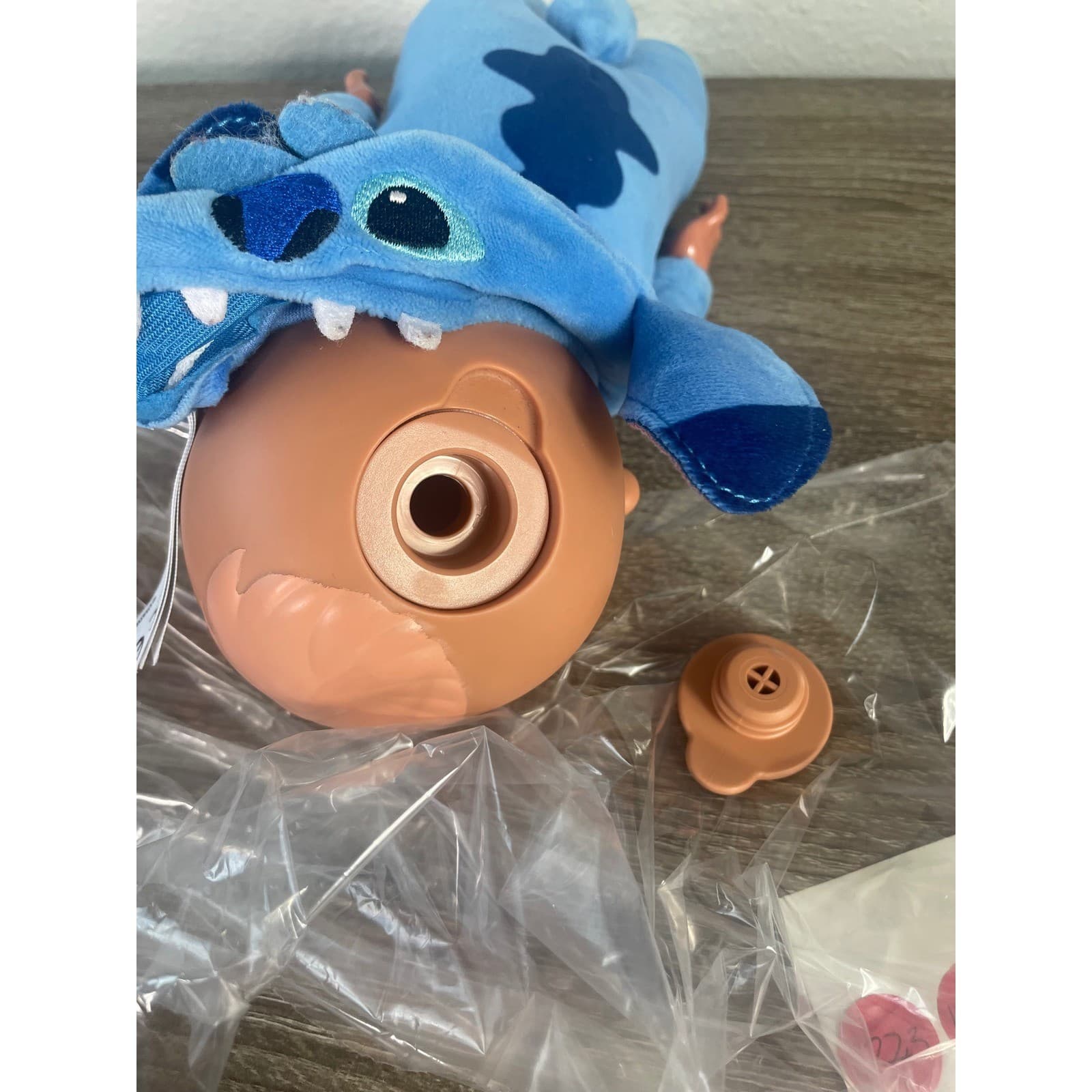 IMC Toys Cry Babies Tiny Cuddles Disney Stitch 9" Plush Doll Real Tears 917941 - Thumbnail 11