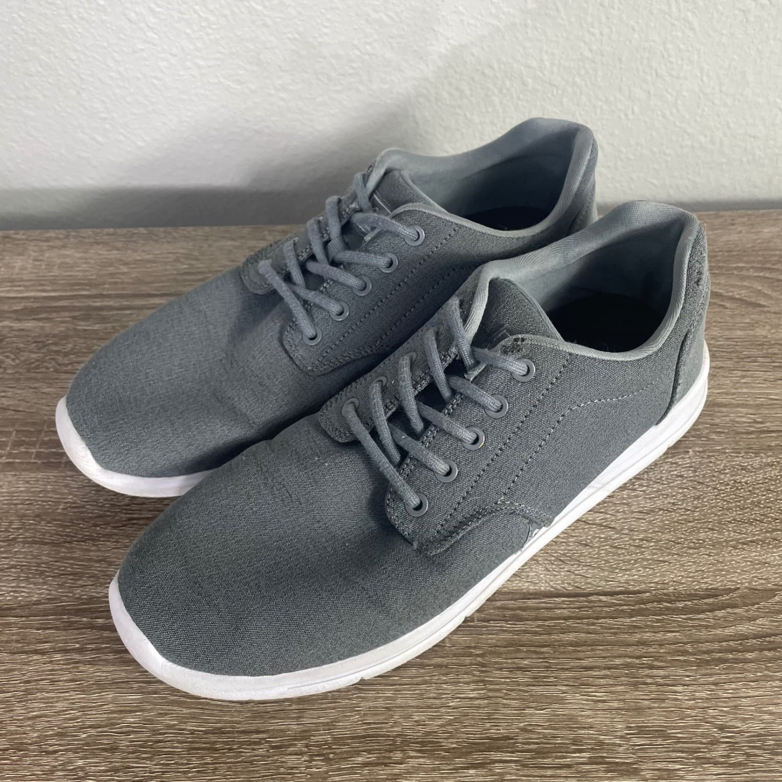 Cuater TravisMathew Daily Woven Mens 11.5 Gray Knit Golf Casual Shoes - Thumbnail 6