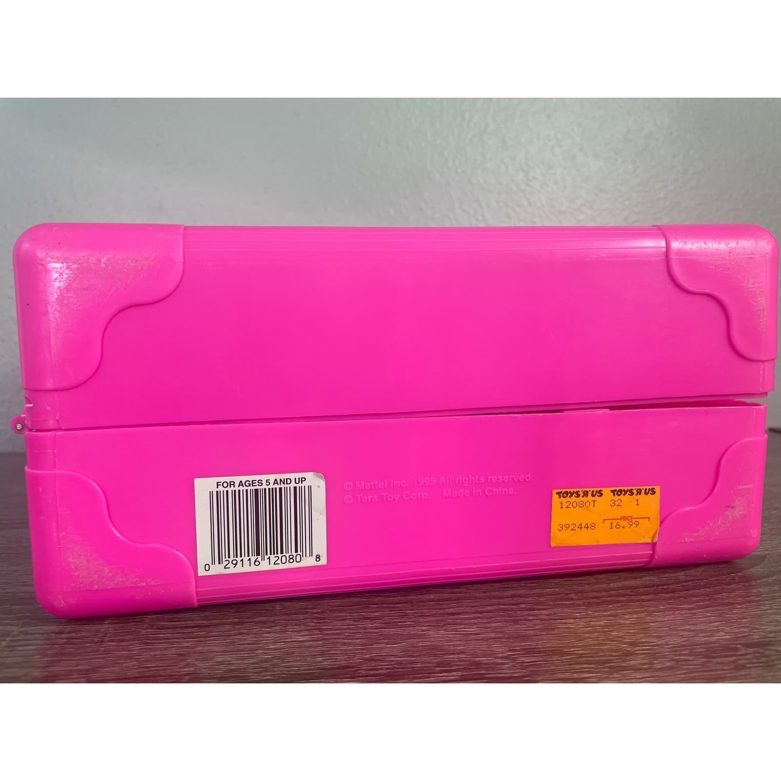 Vintage 1995 Mattel Barbie Songbird Vinyl Doll Case Storage Trunk Pink Tara Toy - Thumbnail 12