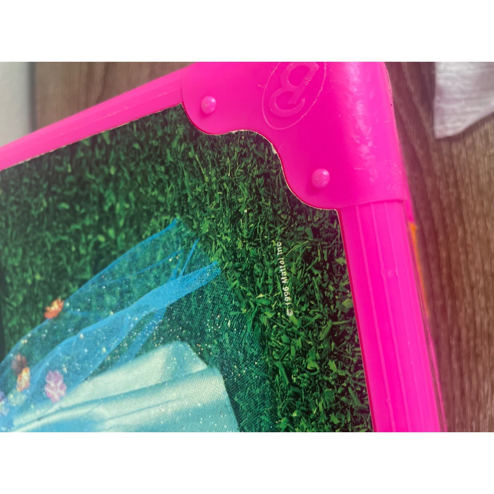 Vintage 1995 Mattel Barbie Songbird Vinyl Doll Case Storage Trunk Pink Tara Toy - Thumbnail 14