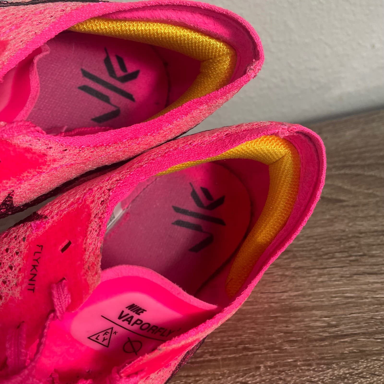 Nike ZoomX Vaporfly Next% 3 Mens 10 Hyper Pink Laser Orange DV4129-600 - Thumbnail 11