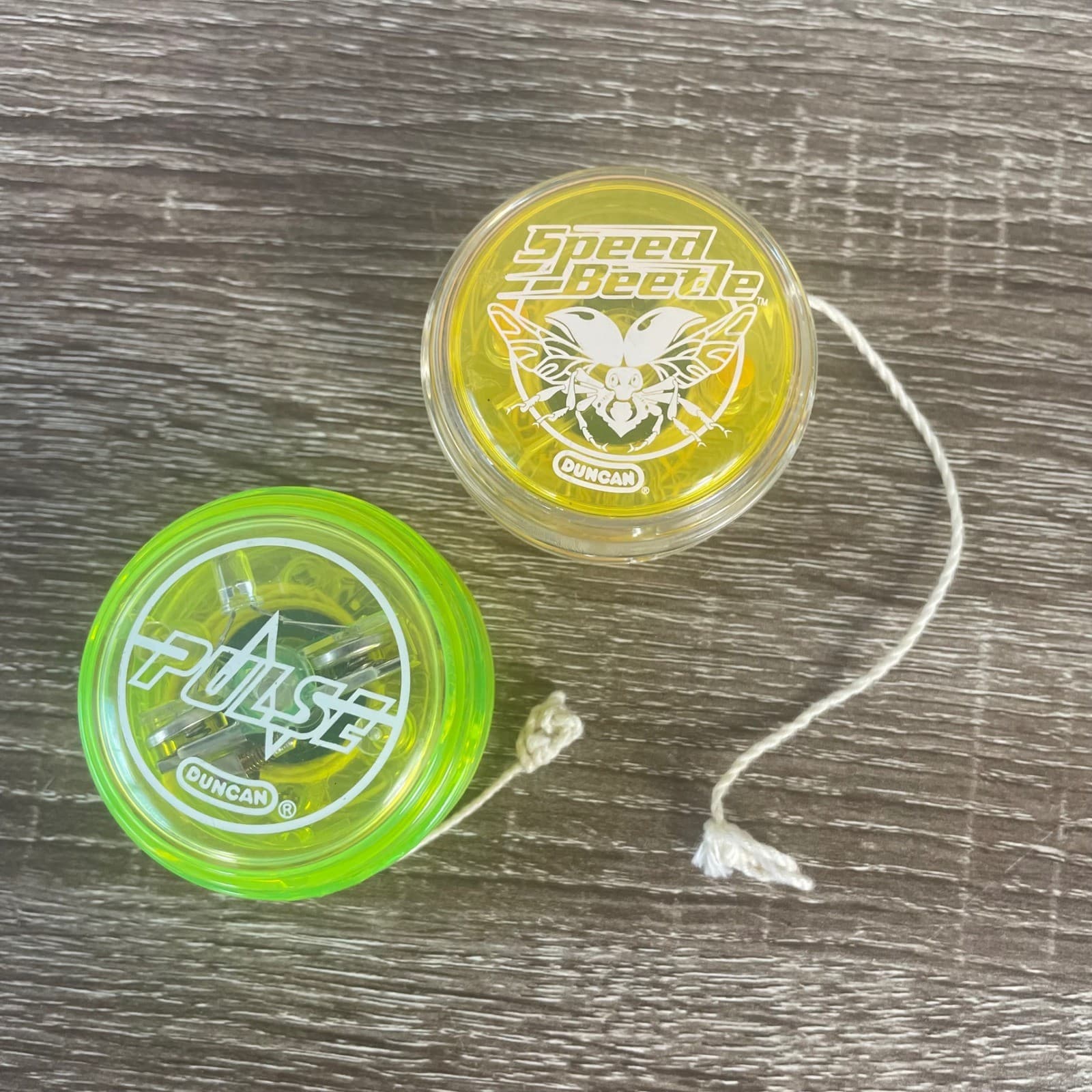 Duncan Yo Yo Lot Speed Beetle Pulse 2pc Green Yellow Performance Yoyos - Thumbnail 2