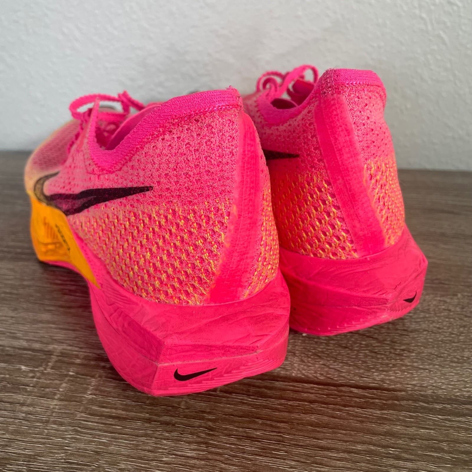 Nike ZoomX Vaporfly Next% 3 Mens 10 Hyper Pink Laser Orange DV4129-600 - Thumbnail 12