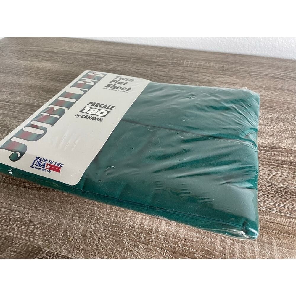 Vintage Cannon Jubilee II Twin Flat Sheet NOS USA Percale Cotton 180TC New - Thumbnail 8