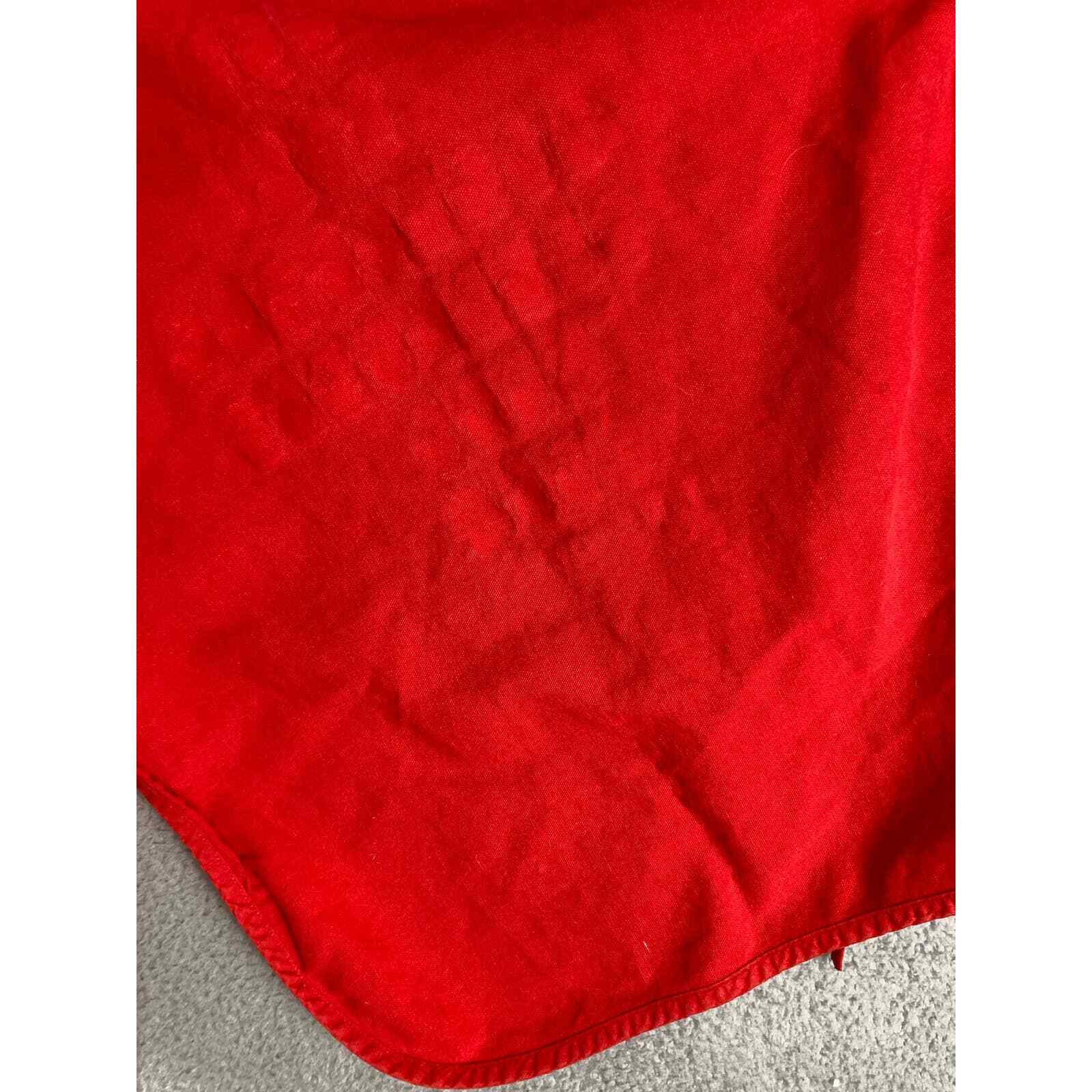 Swiss Apron Kitchen Vintage Hostess Red Sink Lace Geneve Cotfer Cook Cooking - Thumbnail 3