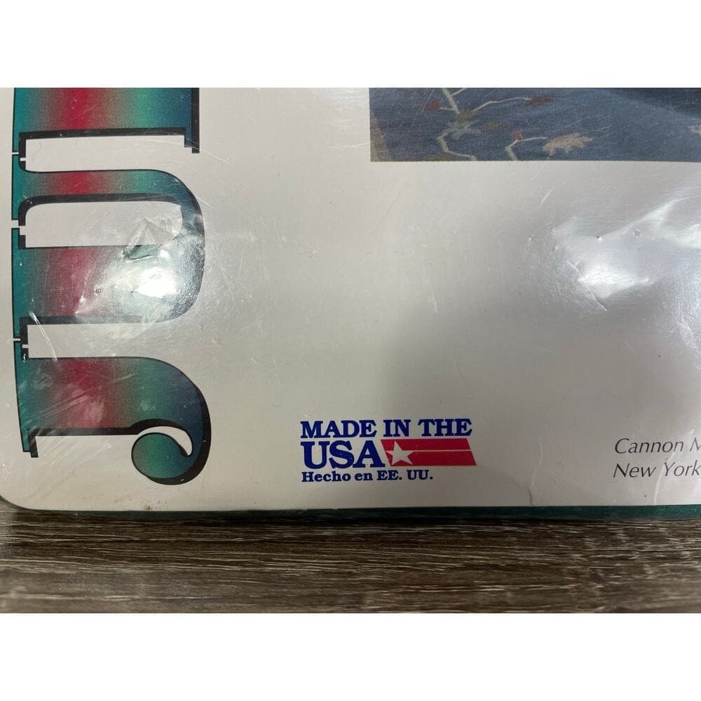 Vintage Cannon Jubilee II Twin Flat Sheet NOS USA Percale Cotton 180TC New - Thumbnail 3
