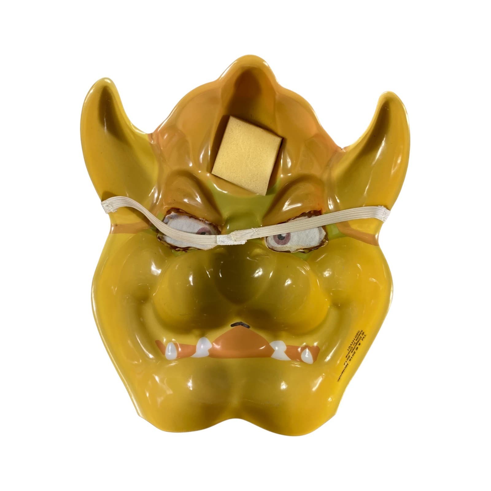 Disguise Nintendo Super Mario Bowser Mask Adult Vacuform Plastic Costume - Thumbnail 3
