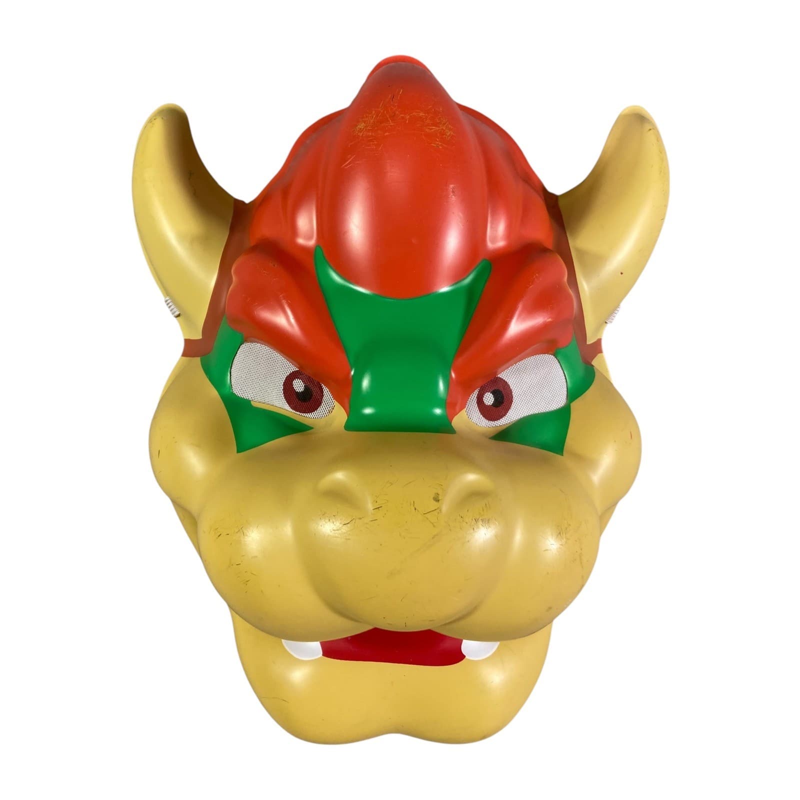 Disguise Nintendo Super Mario Bowser Mask Adult Vacuform Plastic Costume - Thumbnail 2