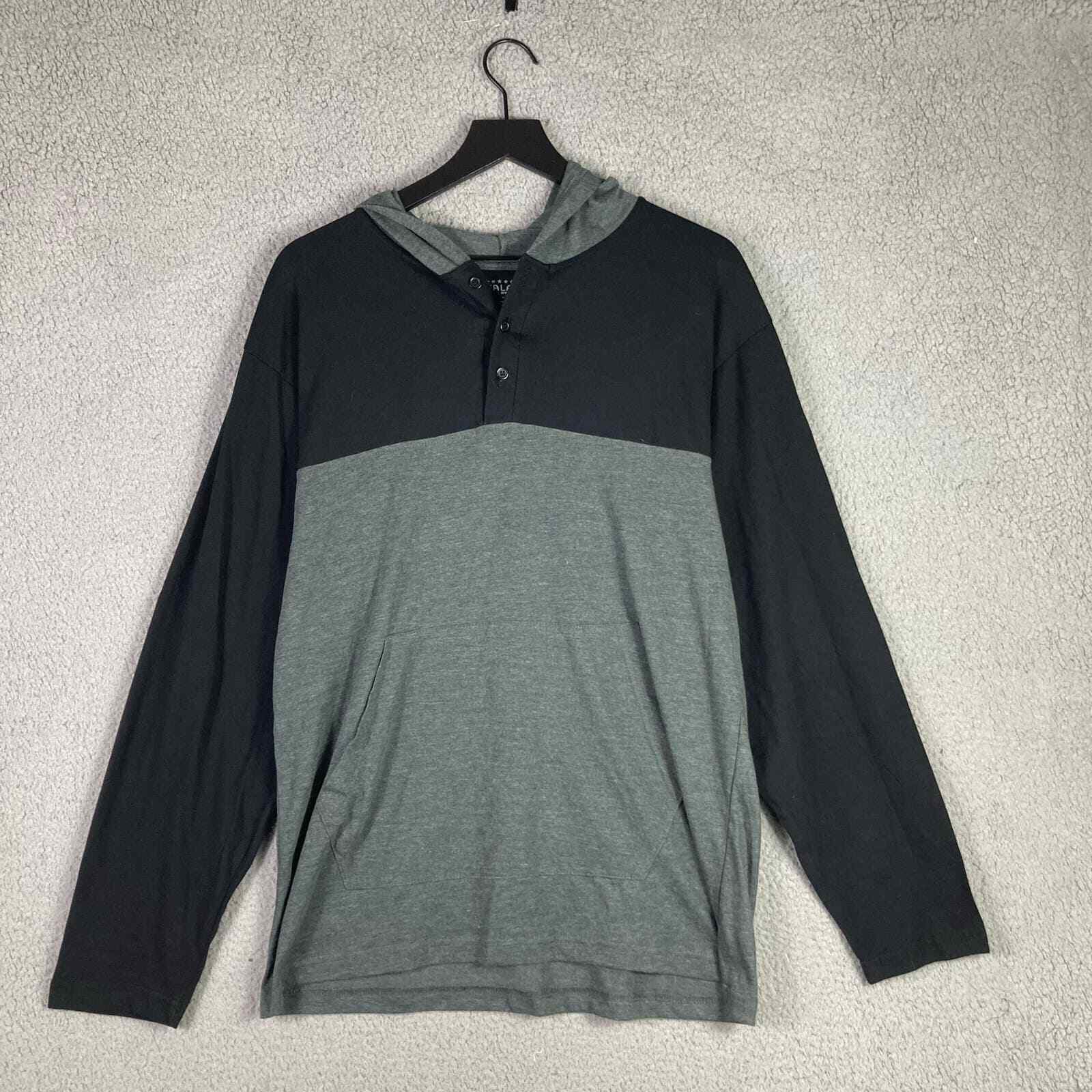 NEW Men's Galaxy Harvie Hoodie Shirt Dark Gray Size XL NWT Activewear Black - Thumbnail 2