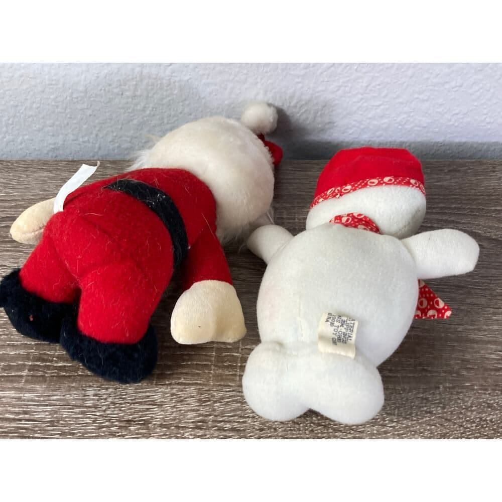 Vintage Nadel & Sons Santa Claus & Snowman Plush Dolls Stuffed Christmas Decor - Thumbnail 10