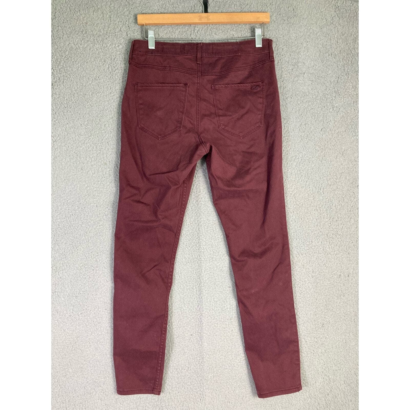 Hollister Women's High-Rise Jegging Jeans Size 9 Multicolor Dark Maroon Wash - Thumbnail 5