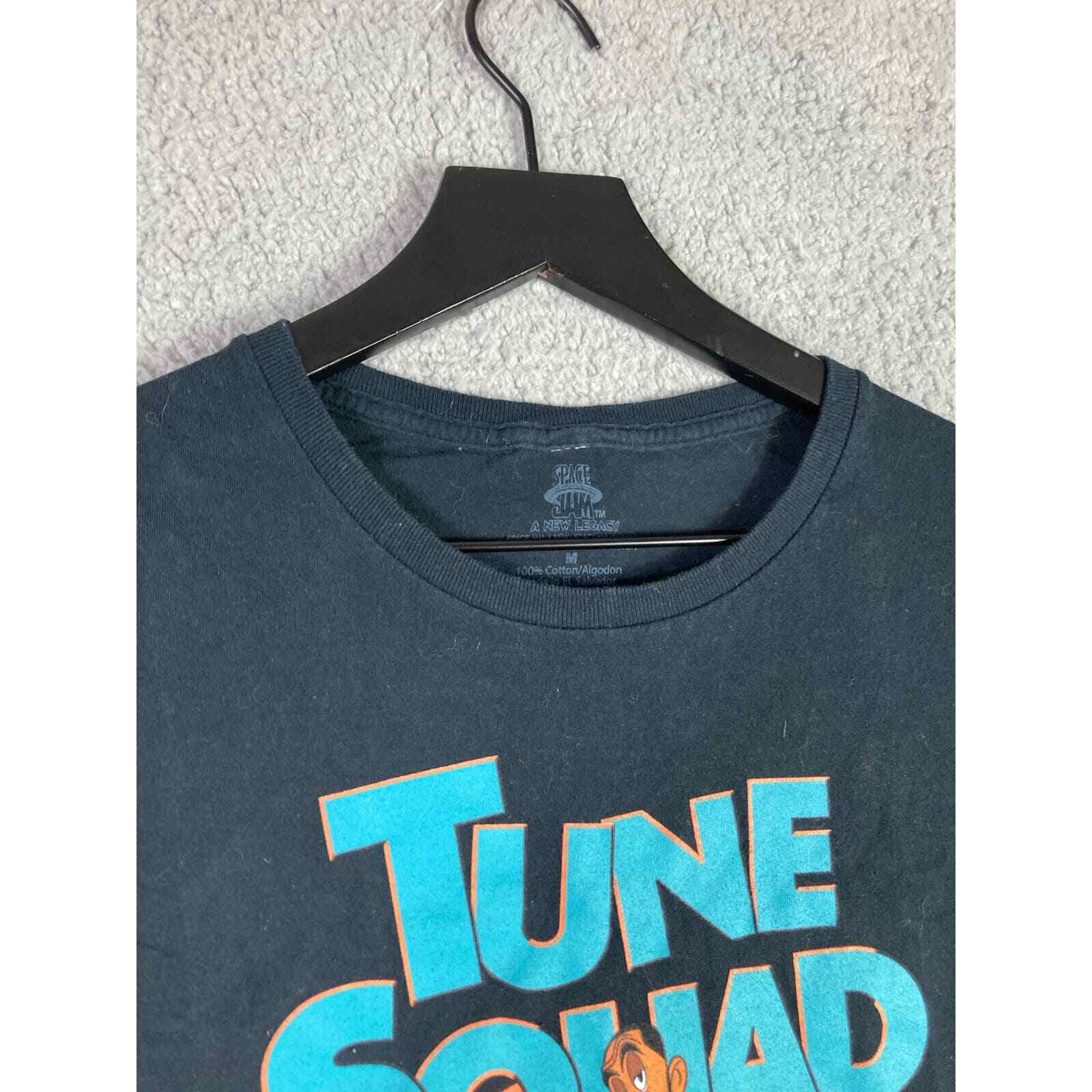 Official Space Jam A New Legacy Tune Squad Size M T-Shirt Medium Mens Black - Thumbnail 7