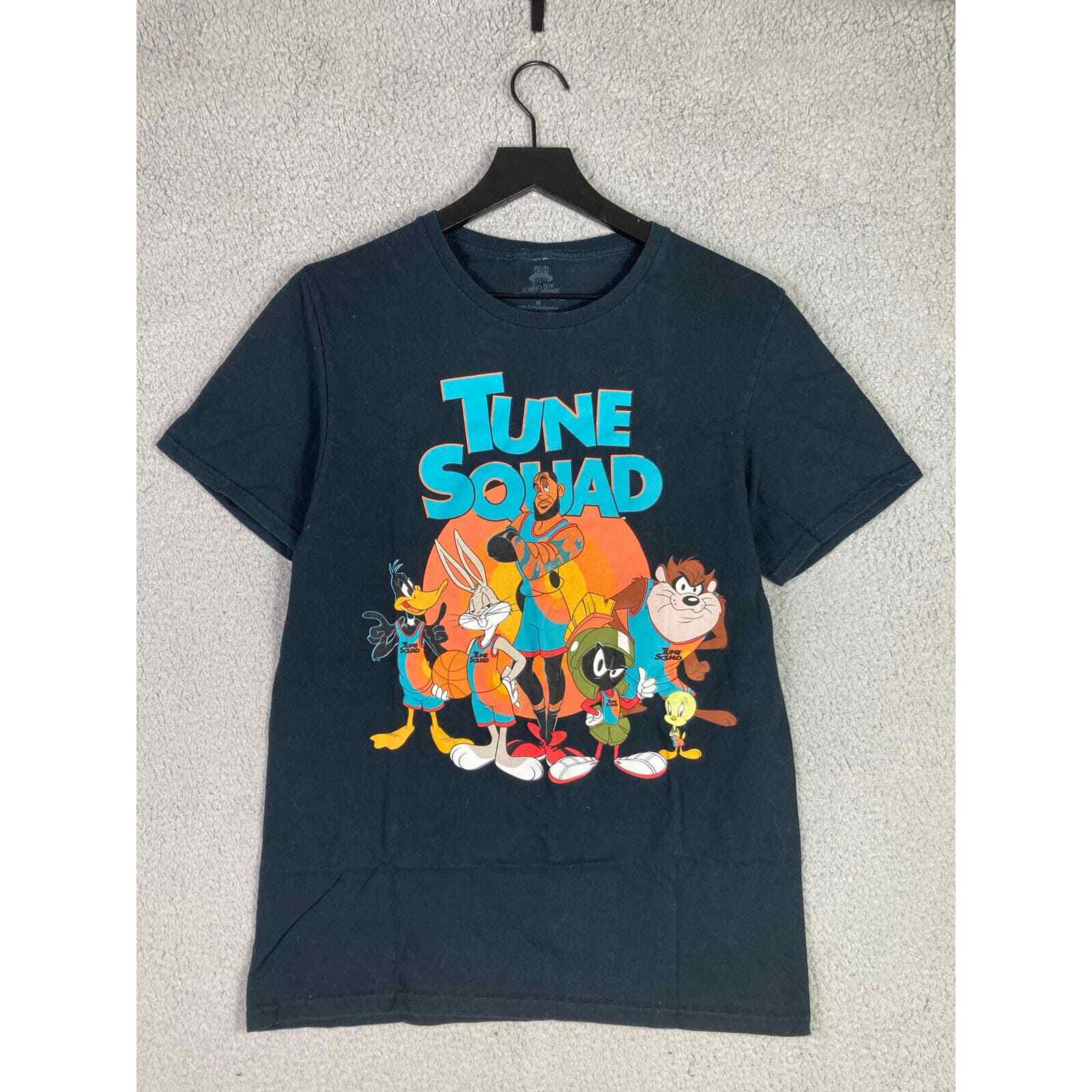 Official Space Jam A New Legacy Tune Squad Size M T-Shirt Medium Mens Black - Thumbnail 5
