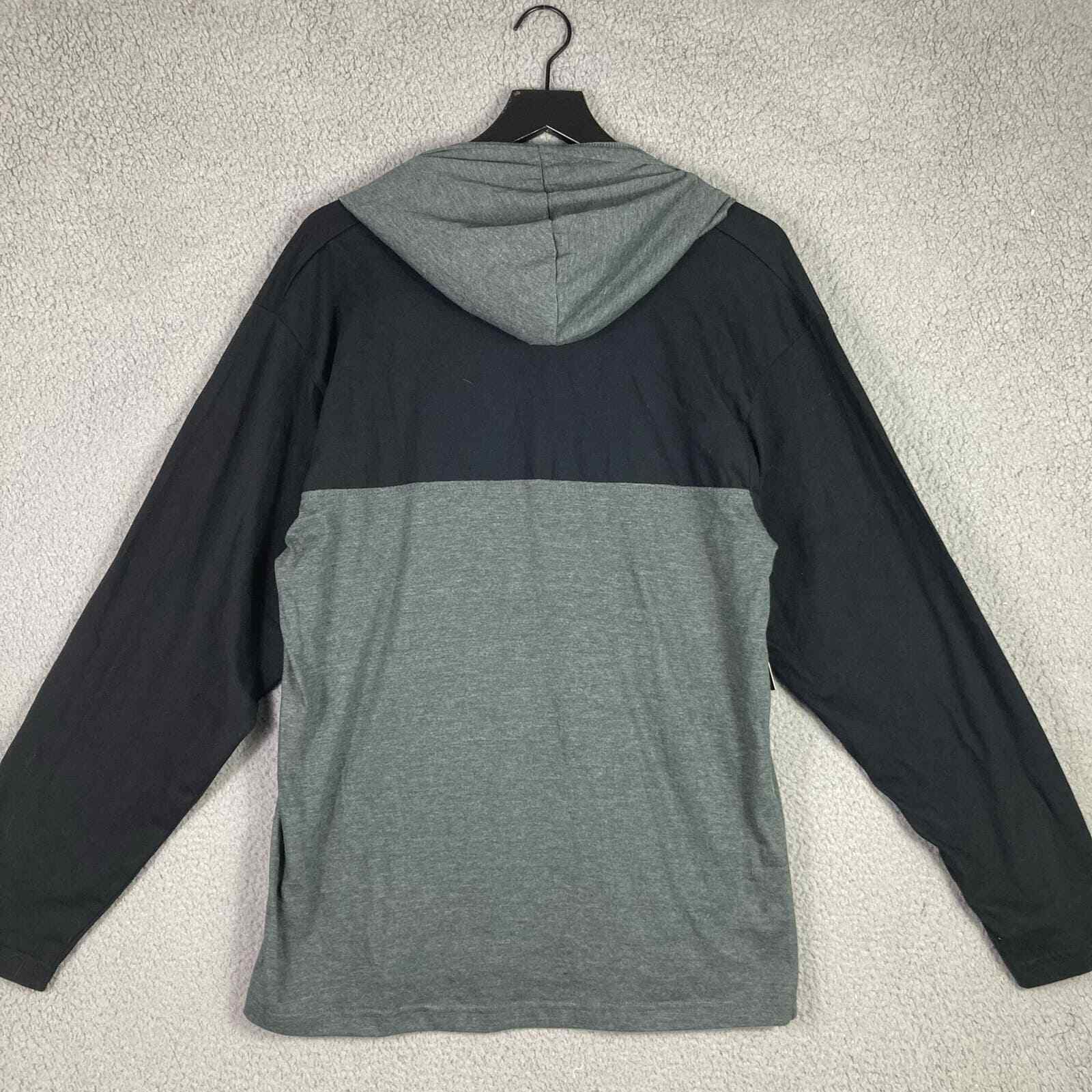 NEW Men's Galaxy Harvie Hoodie Shirt Dark Gray Size XL NWT Activewear Black - Thumbnail 6
