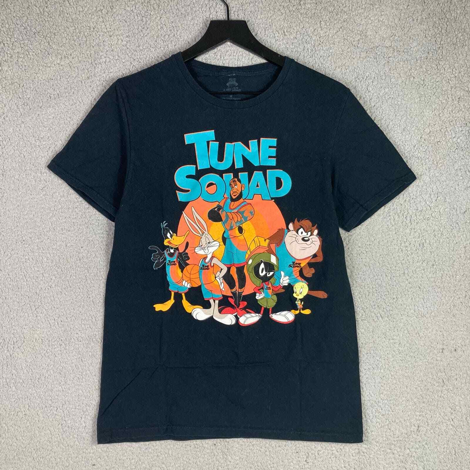 Official Space Jam A New Legacy Tune Squad Size M T-Shirt Medium Mens Black - Thumbnail 2